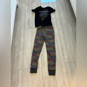 Spotted Zebra Pixar Disney Cars Boys Pajama Set Size 8